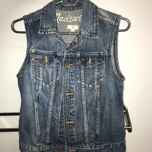 Denim vest from madewell